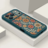 Cartoon Flowers TPU Soft Silicone Case For iPhone