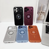 Luxury Heat Dissipation Matte Magnetic Case for iPhone