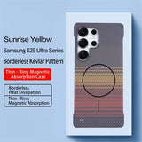 Ultra Thin Carbon Fiber Magnetic Frameless Case for Samsung