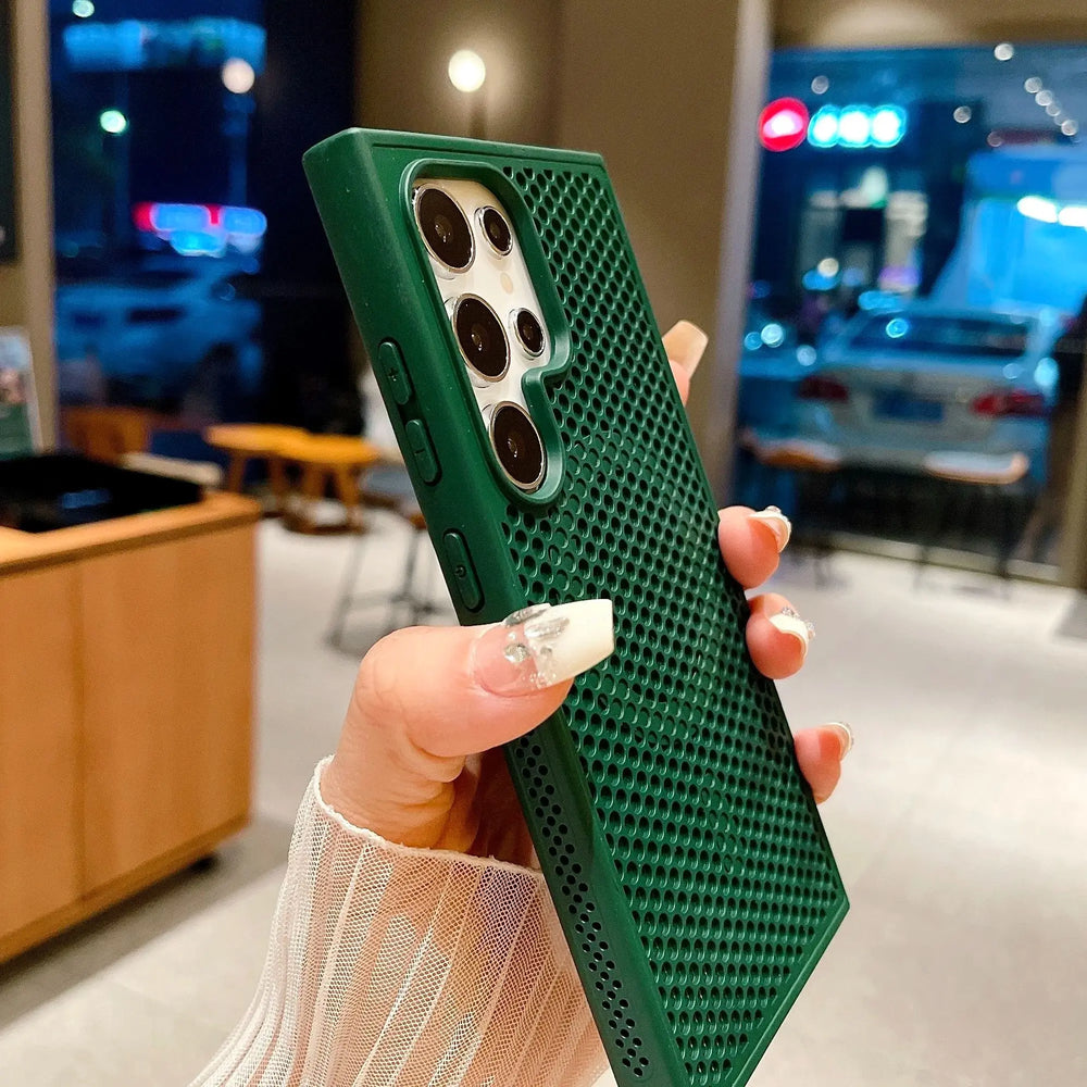Heat Dissipation Honeycomb Magnetic Case For Samsung