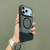 Armor Matte Magnetic Leather For Case For iPhone