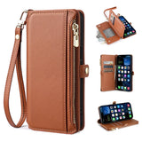 crossbody flip wallet case For Samsung