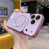 Luxury Plating Tempered Glass Case For iPhone