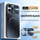 Luxury Colorful Magnetic Large Window Case For iPhone