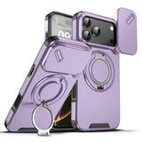 Rotating Flip Full Lens Protection Magnetic Case For iPhone