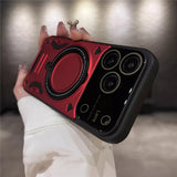 Frosted Armor Bracket Ring Holder Case For iPhone