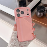 Luxury Mirror Big Windows Shockproof Case For iPhone