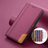 Magnetic Flip Leather Wallet Case For Samsung