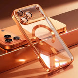 Luxury Transparent Electroplating Soft Case for iPhoneCover