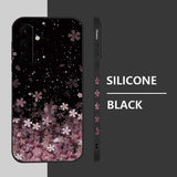 Luxury Sakura Lanyard Case For Samsung