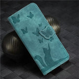 Leather Flip Holder Wallet  Case For iPhone