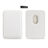 Leather Magnetic Card Holder Wallet For iPhone
