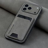 Two-Piece Set Luxury Leather Case for iPhone
