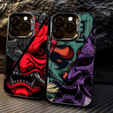 Ghost Face Samurai Case For iPhone