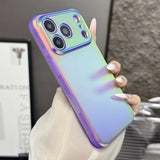 Laser Color Frosted Translucent Case for iPhone