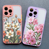 Plain Daisies Flower Shockproof Case For iPhone