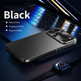 Magnetic Aluminum Frame Metal Case For iPhone