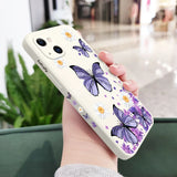 Purple Butterflies Cute Case For iPhone
