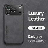 Skin Feeling Magnetic Luxury Leather Case For iPhone