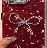 3D Bowknot Floral Phone Case For iphone