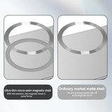 Ultra Thin PC Frameless Magnetic Metal Case For iPhone