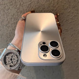 Luxury Laser Aurora CD Pattern Matte Case For iPhone