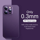 Ultra Thin Matte Translucent Hard Case For iPhone