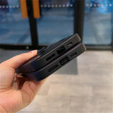 Frosted Armor Bracket Ring Holder Case For iPhone