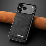 Luxury Retro Leather Business Case for iPhone