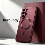 Luxury Magnetic Silicone Lens Protector Case for Samsung