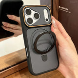 Built-in Magnetic Ring Kickstand Case For iPhone