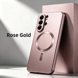 Luxury Magnetic Silicone Lens Protector Case for Samsung