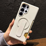 Ring Holder Card Slot Magnetic Case For Samsung