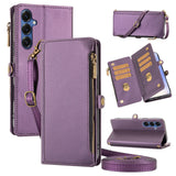 Flip Wallet Style with Multiple Card Slots Leather Case For Samsung