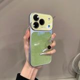 Fashion Crystal Large Window Glitter Gradient Case for iPhone