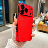 Luxury Matte Shockproof Bumper Case For iPhone