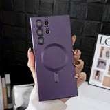 Luxury Matte Magnetic Magsafe Wireless Case for Samsung