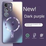 Ultra-thin Matte Magnetic Glass Case For Samsung