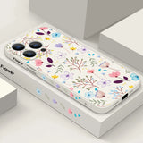 Luxury Flower Buds Lanyard Case For iPhone
