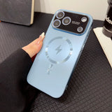Magnetic Luxury Frosted Bumper Case For iPhone
