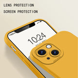 Fluff Protective Soft Liquid Silicone Case for iPhone