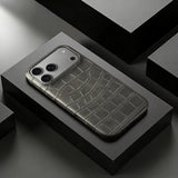 Premium Crocodile Leather Case For iPhone