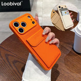 Card Slot Wallet Bracket Case For iPhone