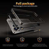 Hybrid Silicone Frame Aluminum Metal Case for Samsung
