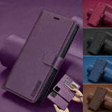 2 in 1 Removable Flip Leather Magnetic Wallet Case For iPhone
