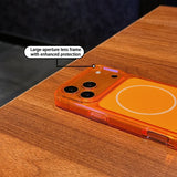 Magnetic Translucent Armor Shockproof Case For iPhone