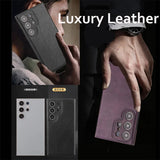 Luxury Vintage Soft Leather Case for Samsung