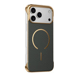 Frameless Carbon Fiber Shockproof Case For iPhone