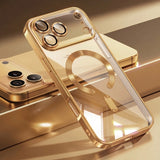 Luxury Transparent Electroplating Soft Case for iPhoneCover