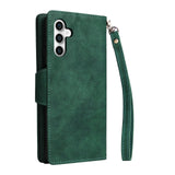 Wallet Multi-card Zipper Leather Case for Samsung